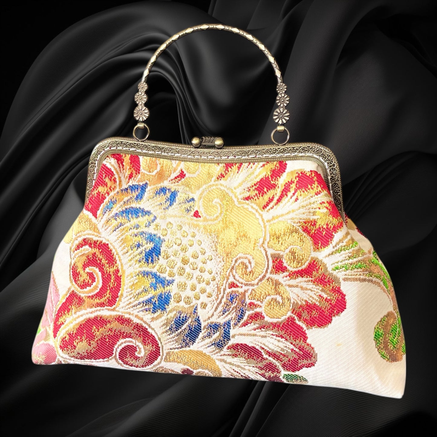 着物リメイクバッグ [No.1623]