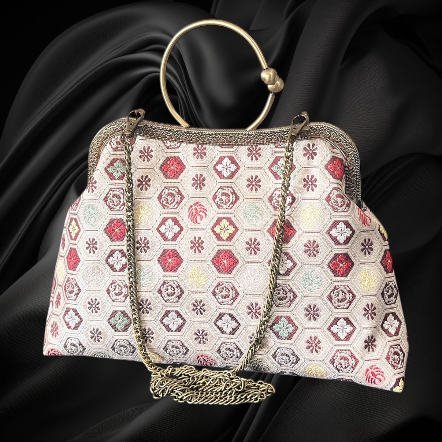 着物リメイクバッグ [No.1624]