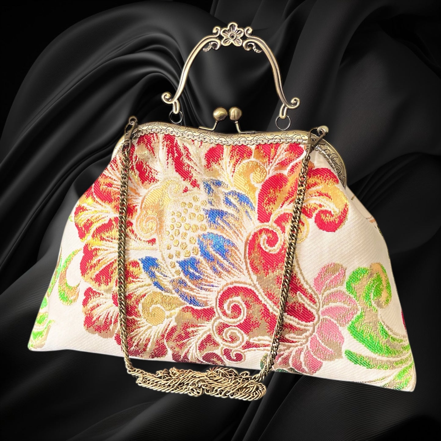 着物リメイクバッグ [No.1625]