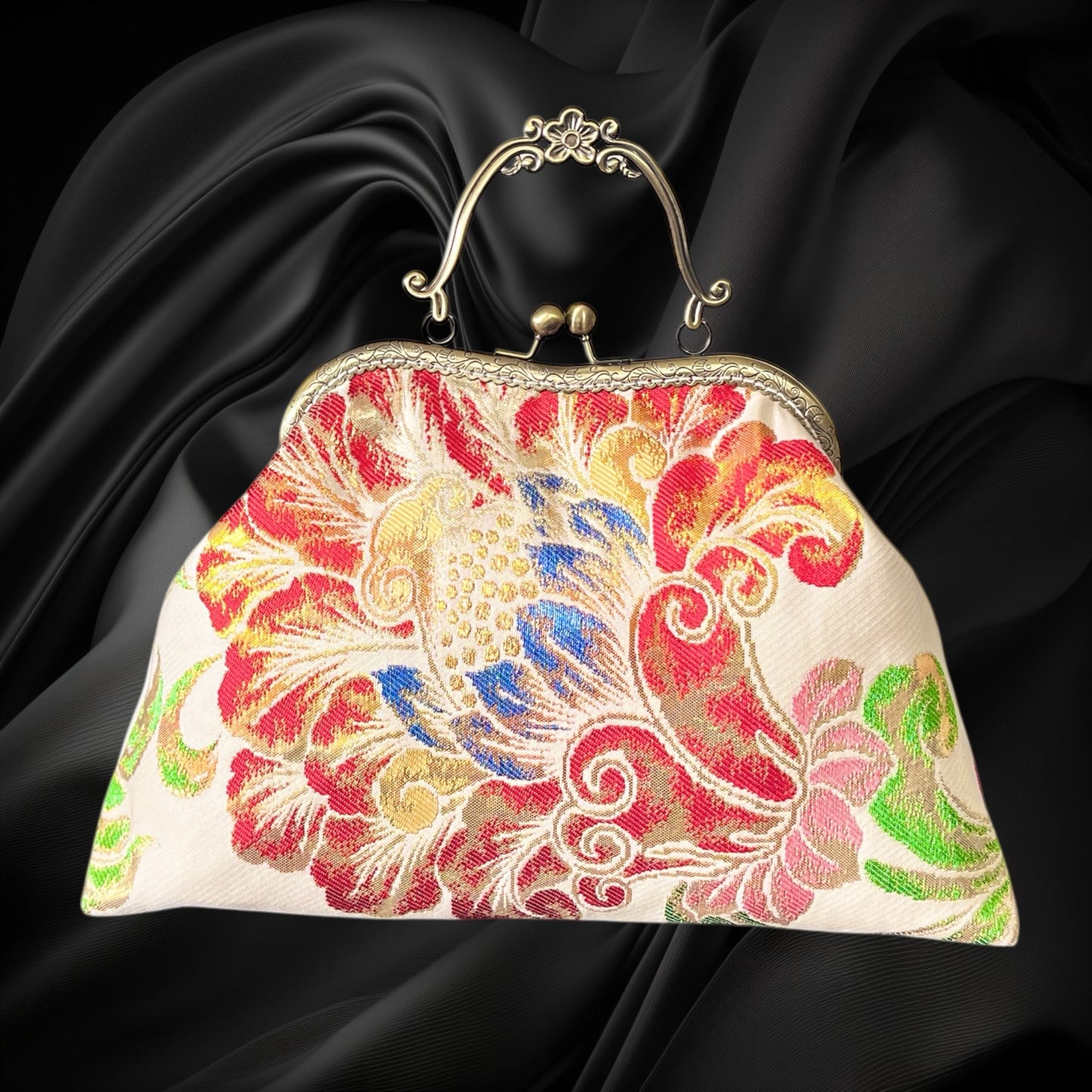 着物リメイクバッグ [No.1625]