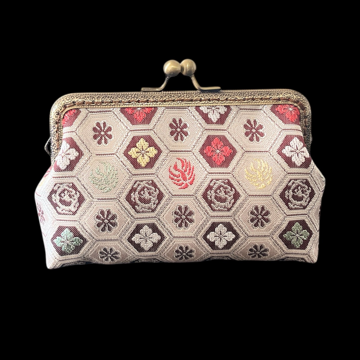 着物リメイクポーチ  [No.494]