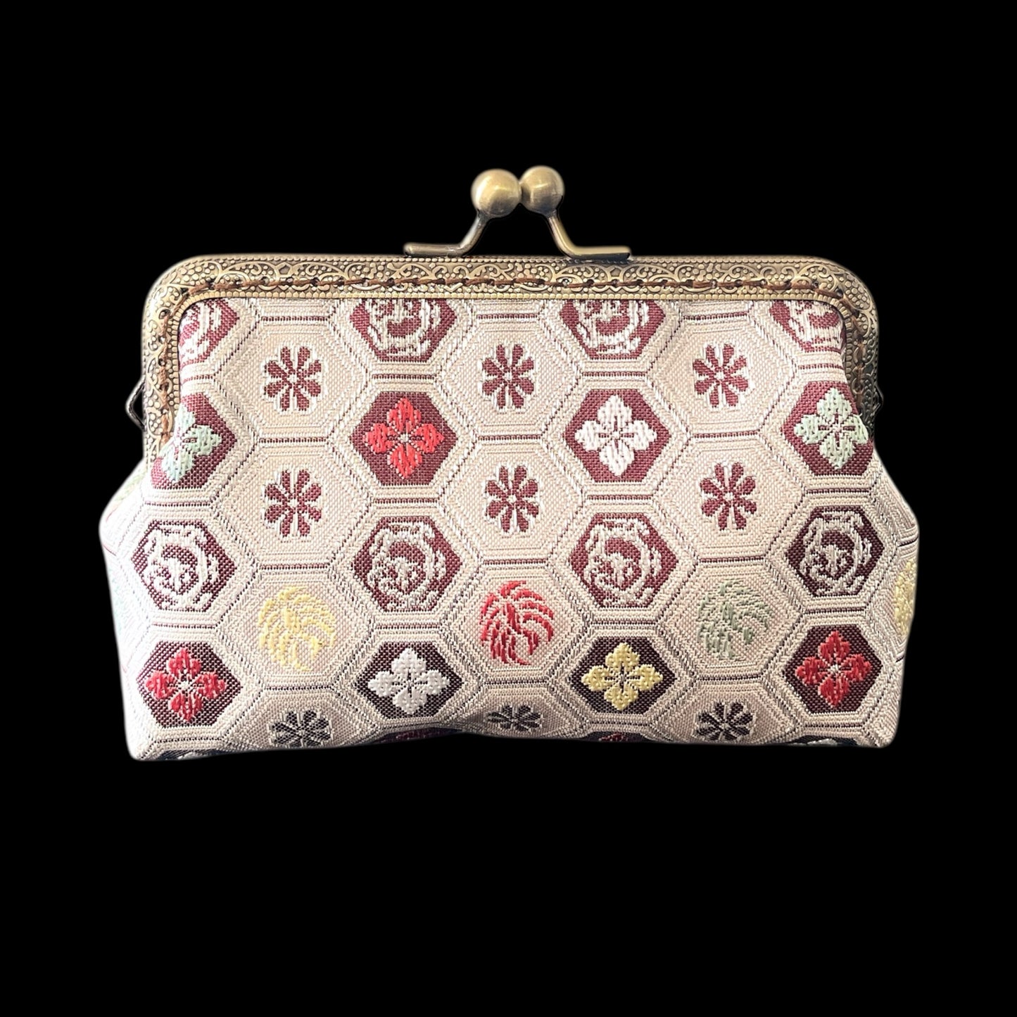 着物リメイクポーチ  [No.494]