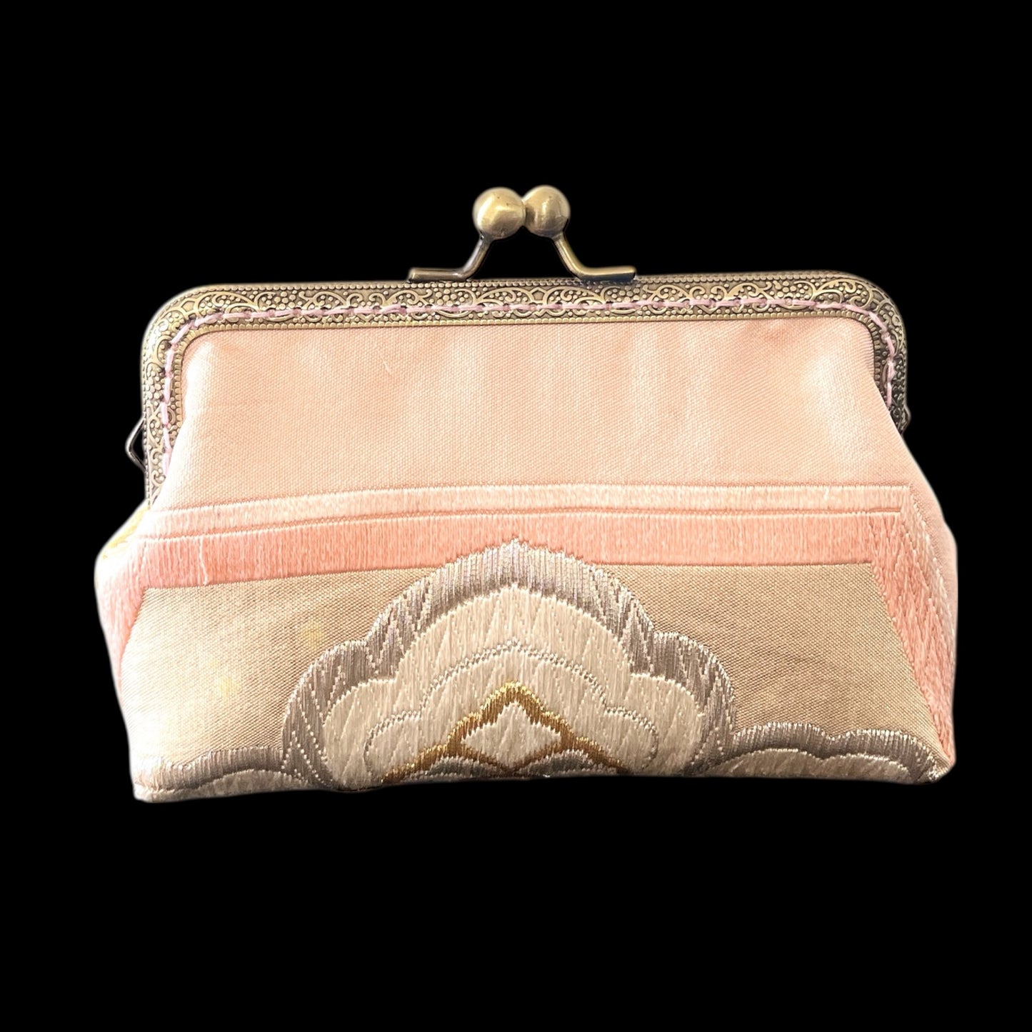 着物リメイクポーチ  [No.496]