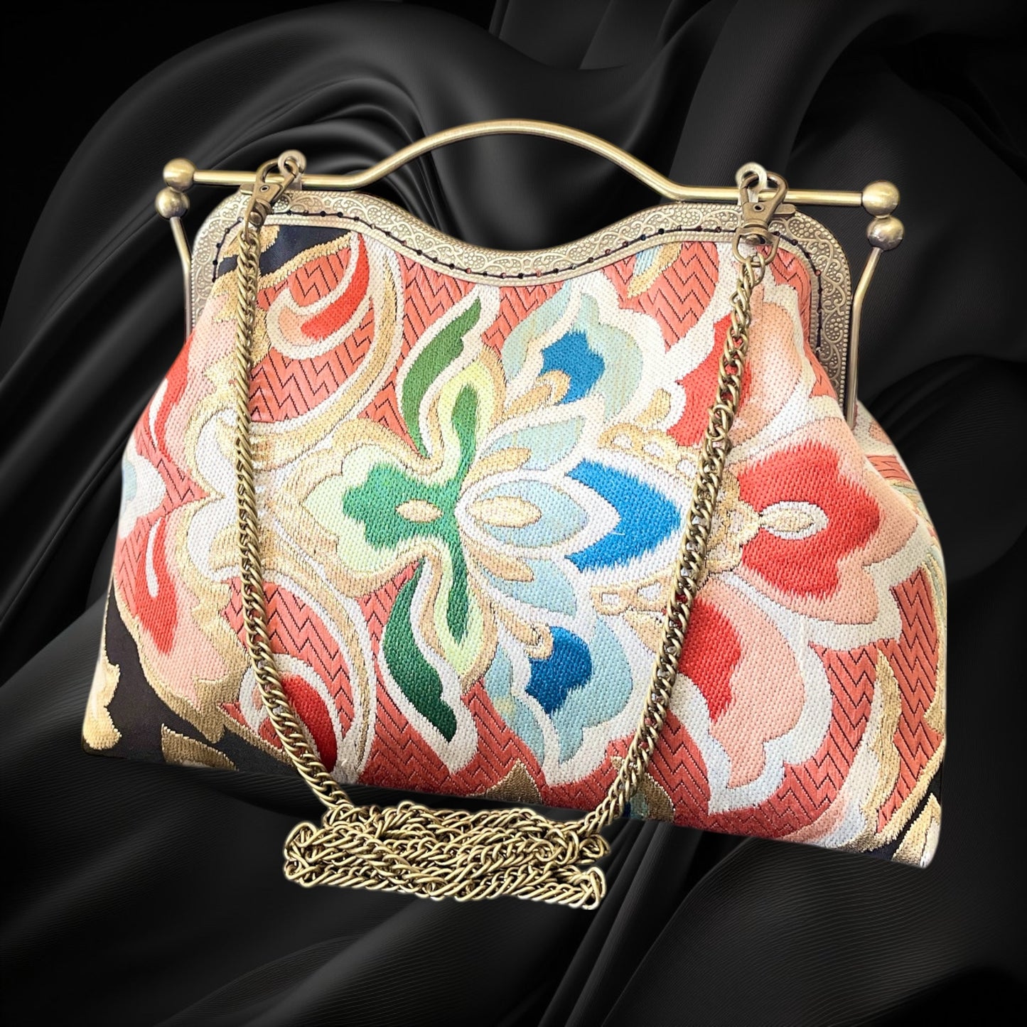 着物リメイクバッグ [No.1630]