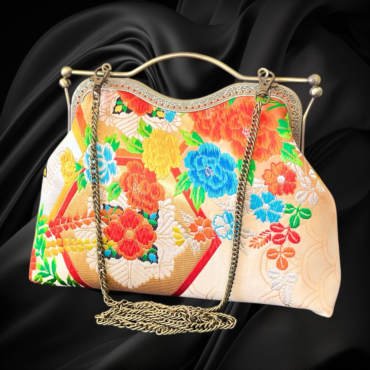 着物リメイクバッグ [No.1628]