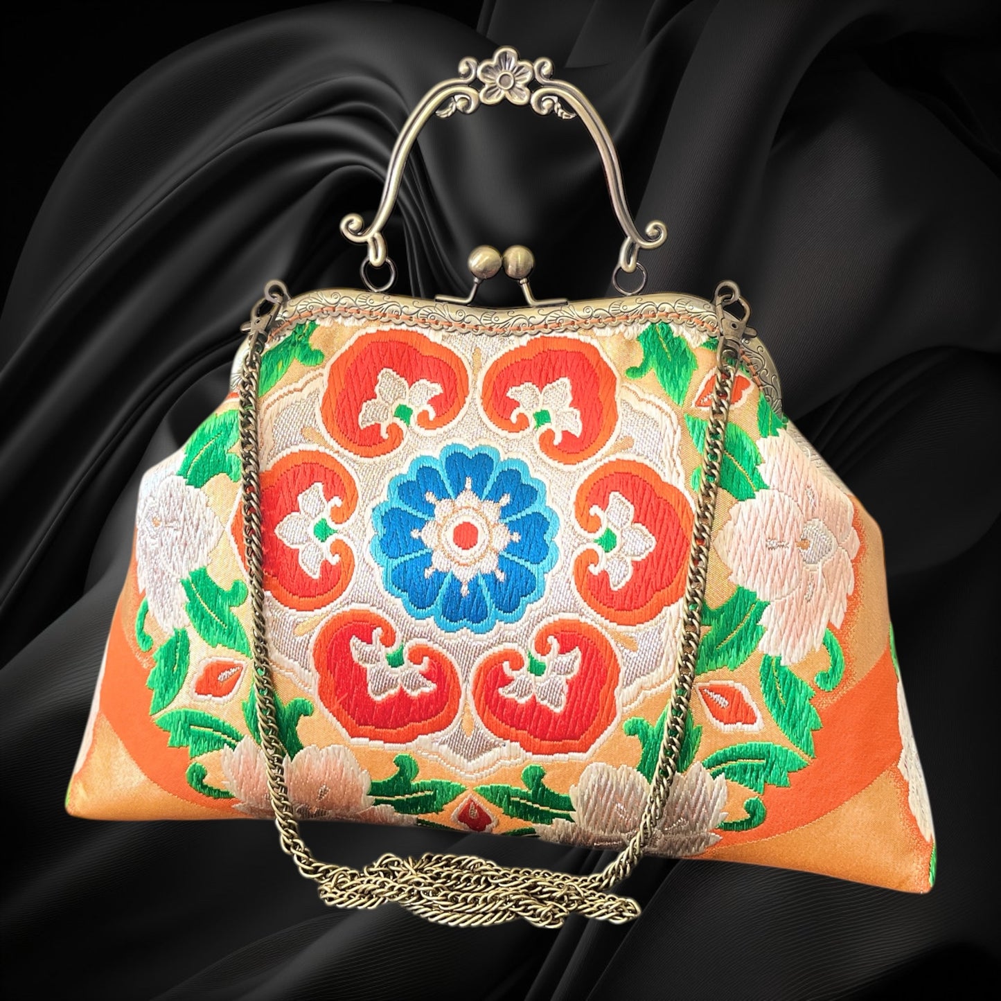 着物リメイクバッグ [No.1634]