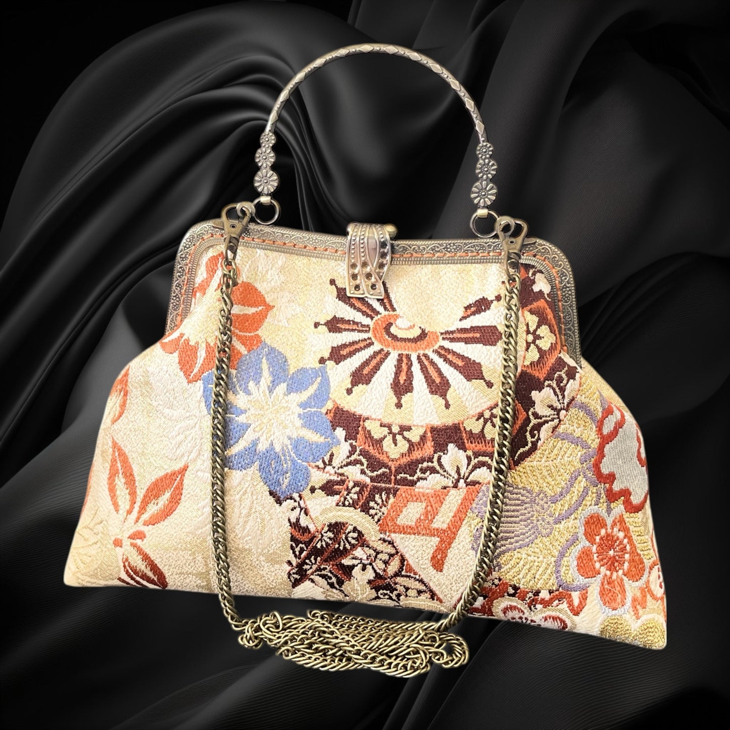 着物リメイクバッグ [No.1635]