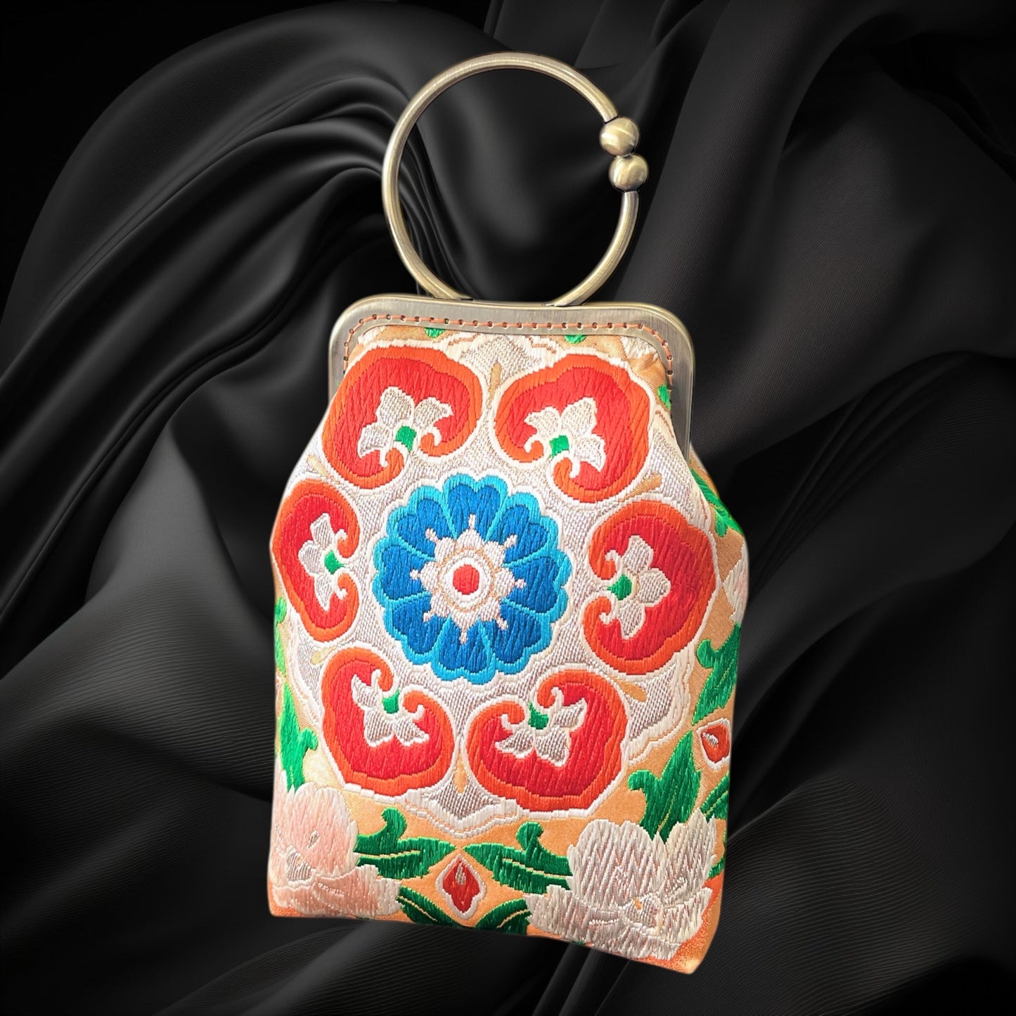 着物サコッシュ  スマホバッグ  [No.1640]