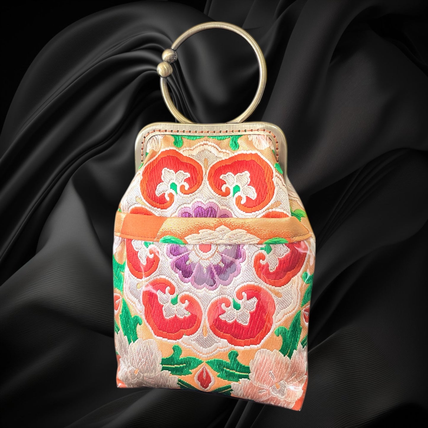 着物サコッシュ  スマホバッグ  [No.1640]