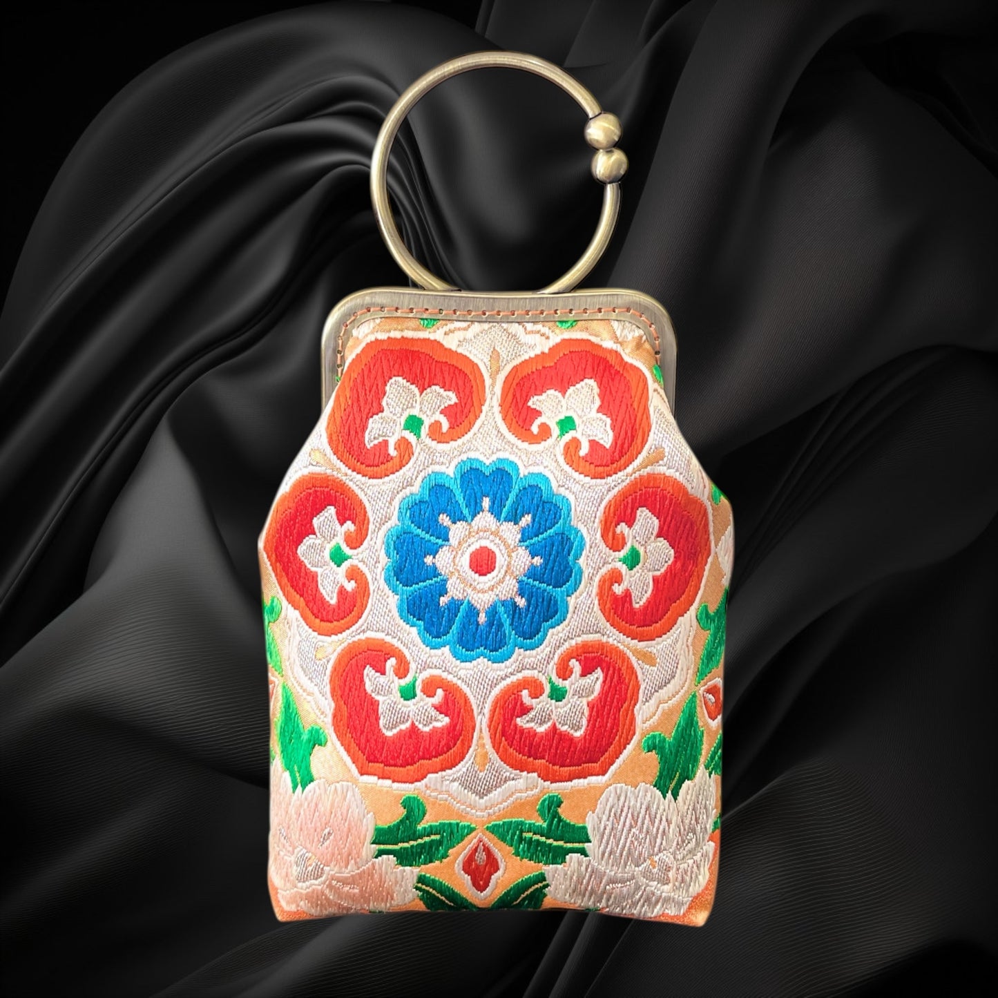 着物サコッシュ  スマホバッグ  [No.1640]