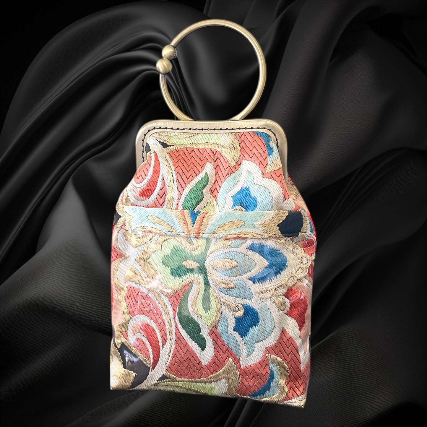 着物サコッシュ  スマホバッグ  [No.1641]