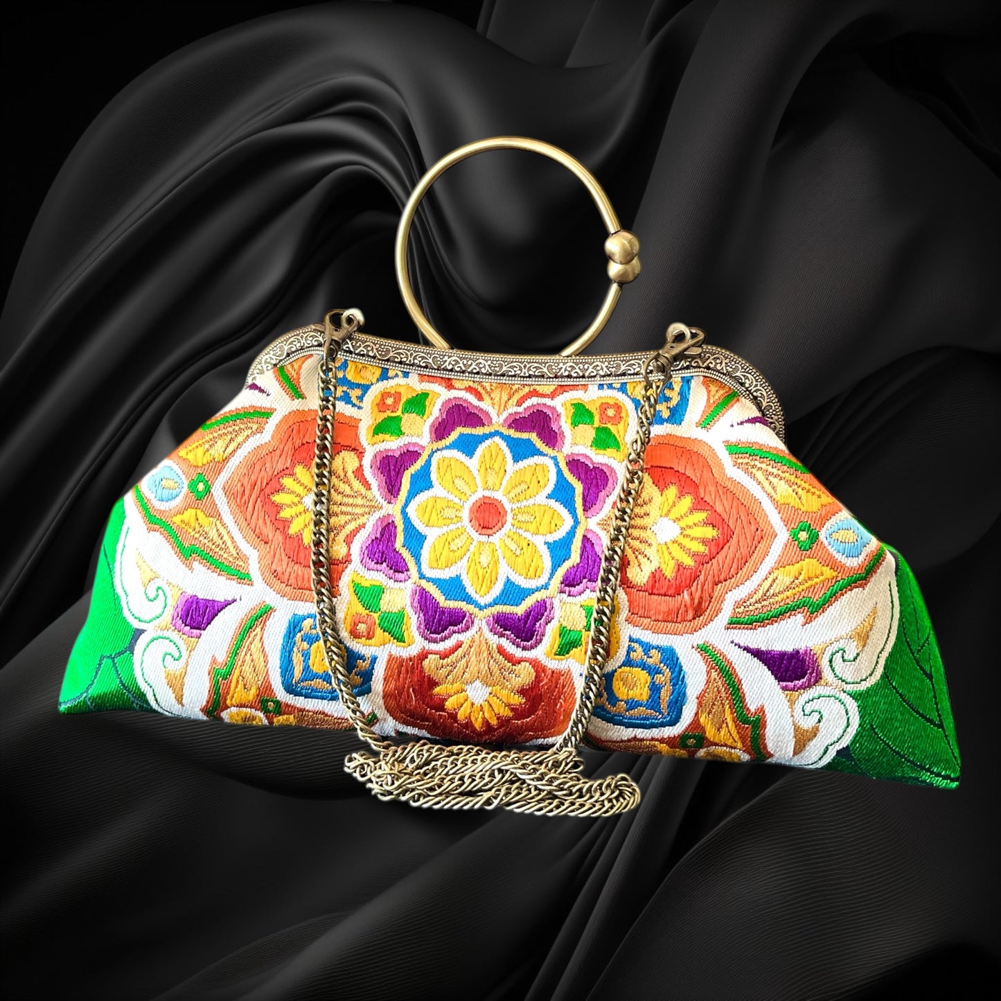 Kimono remake bag [No.1662]