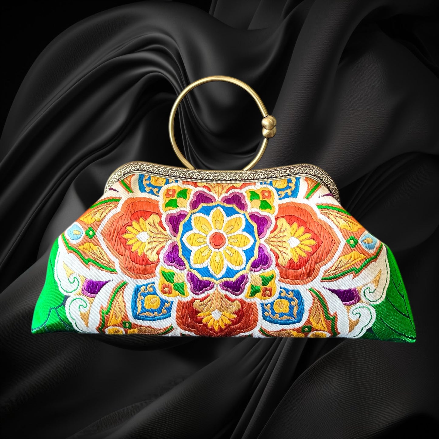 Kimono remake bag [No.1662]