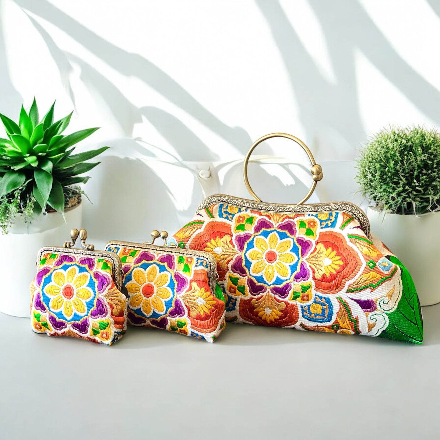 Kimono remake bag [No.1662]