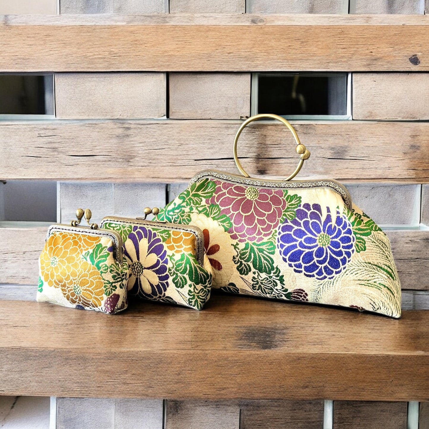 Kimono remake bag [No.1661]