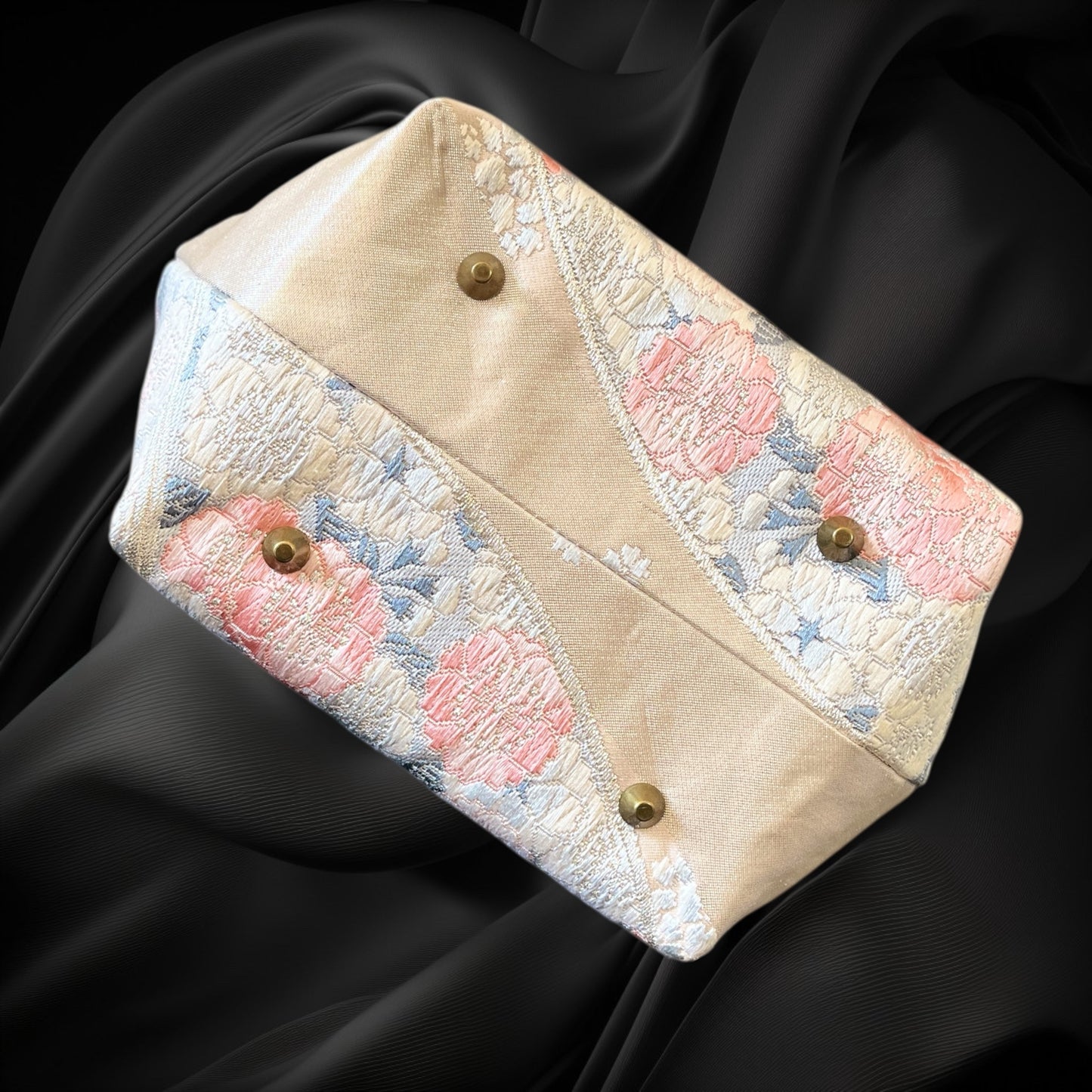 着物リメイクバンブーバッグ [No.1651]