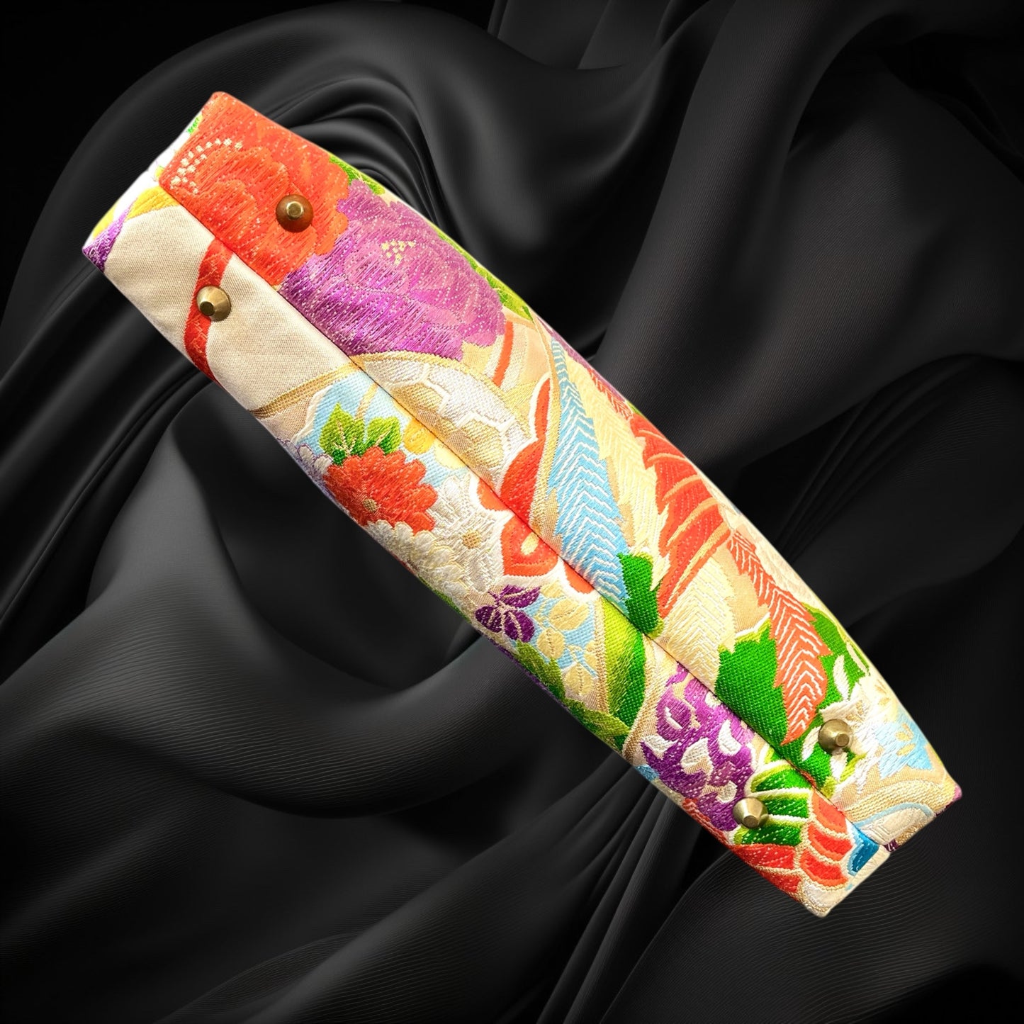 着物リメイクバンブーバッグ [No.1649]