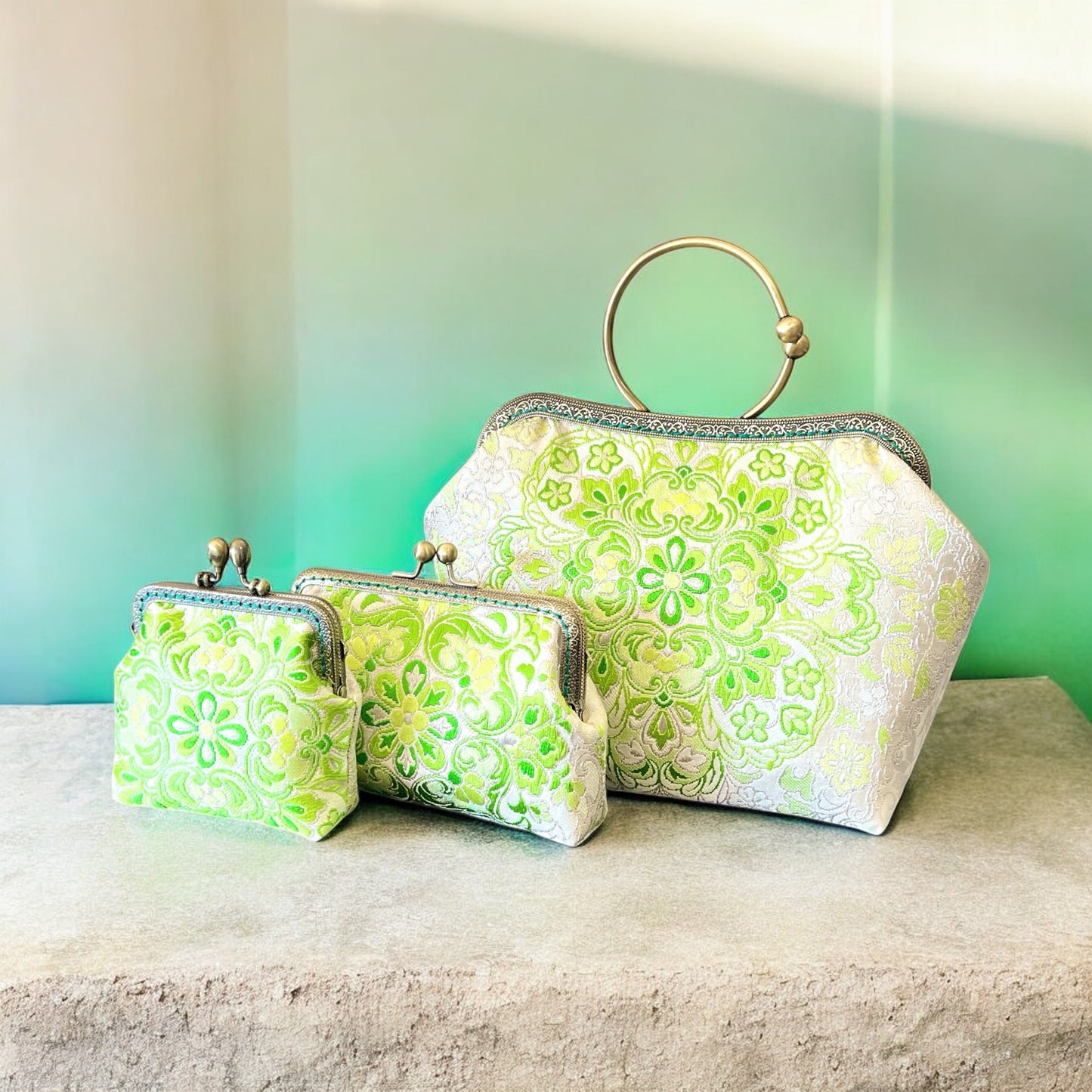 Kimono remake bag [No.1663]