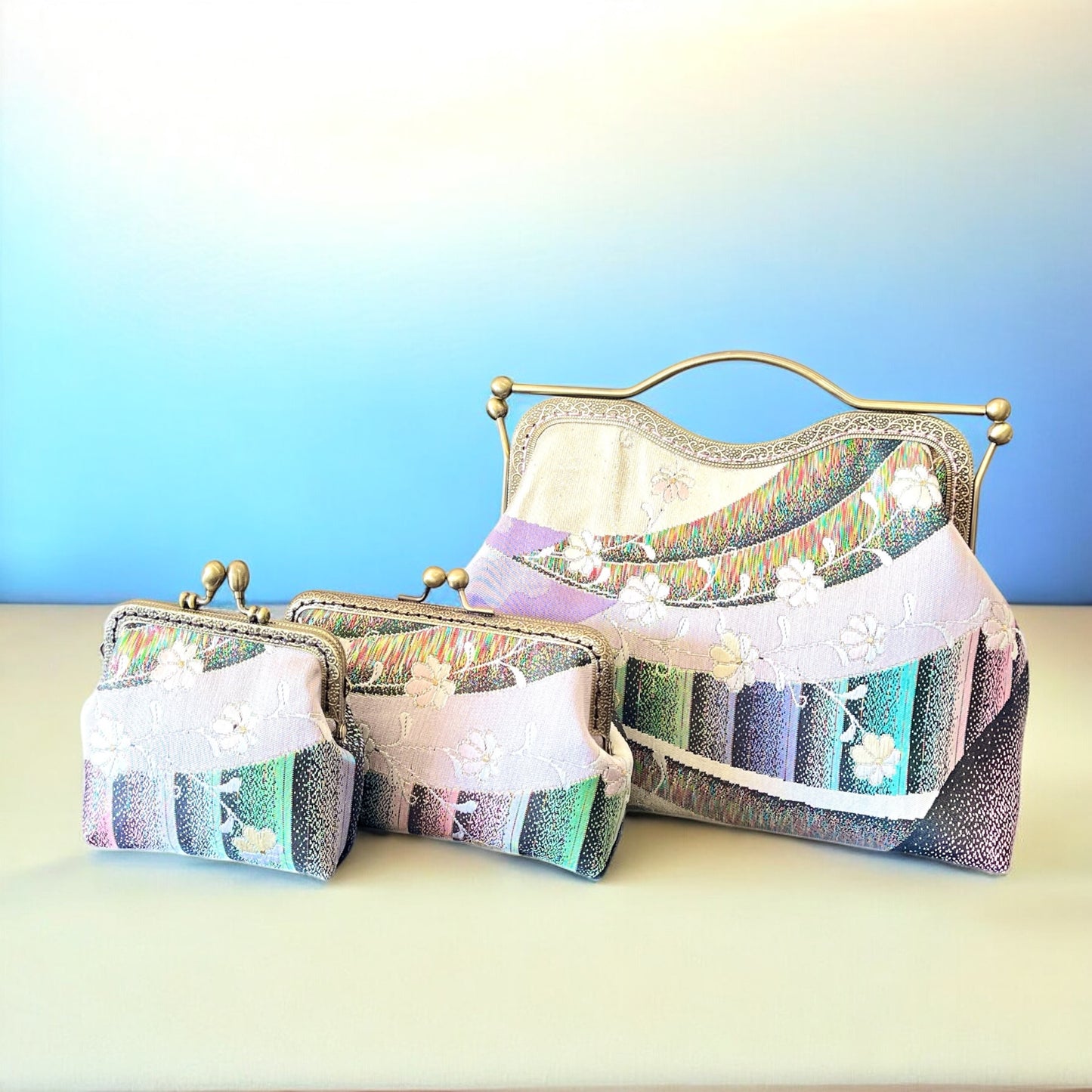 Kimono remake bag [No.1657]