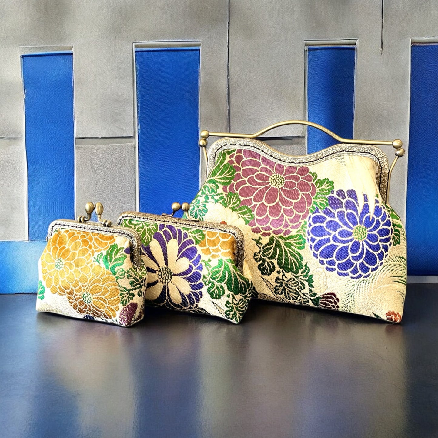 Kimono remake bag [No.1656]
