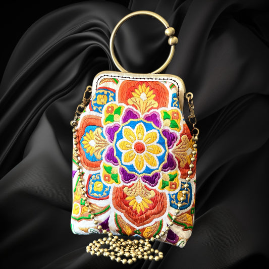 着物サコッシュ  スマホバッグ  [No.1655]