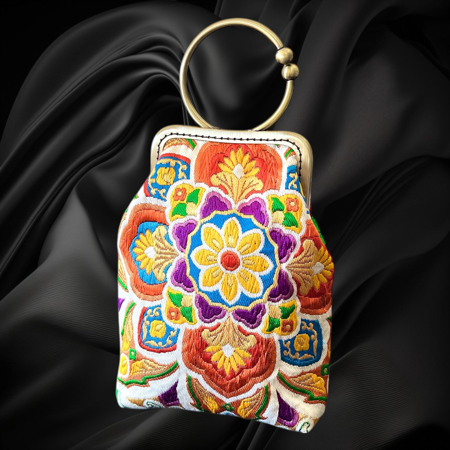 着物サコッシュ  スマホバッグ  [No.1655]