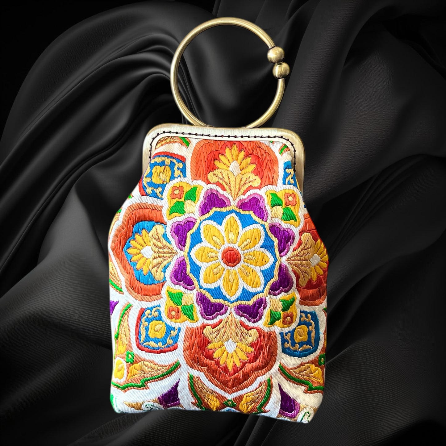 着物サコッシュ  スマホバッグ  [No.1655]