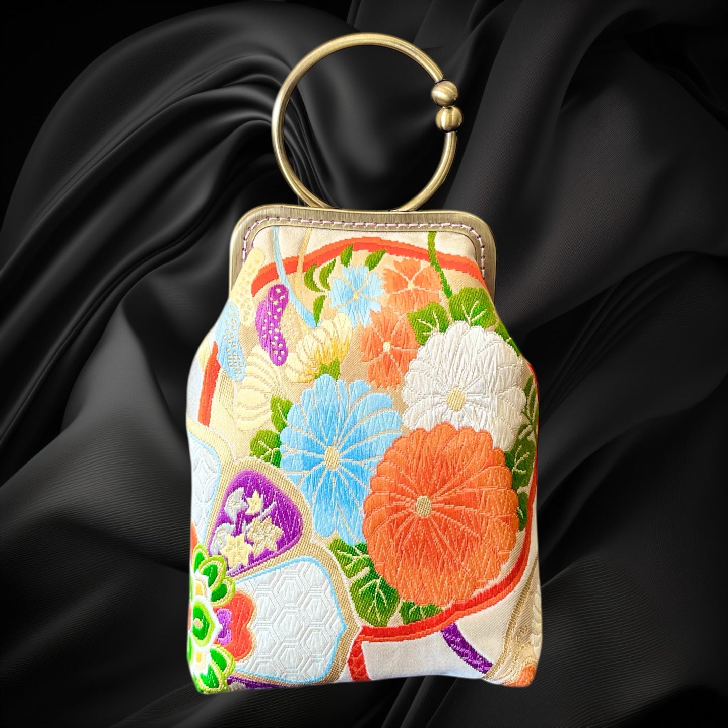 着物サコッシュ  スマホバッグ  [No.1653]