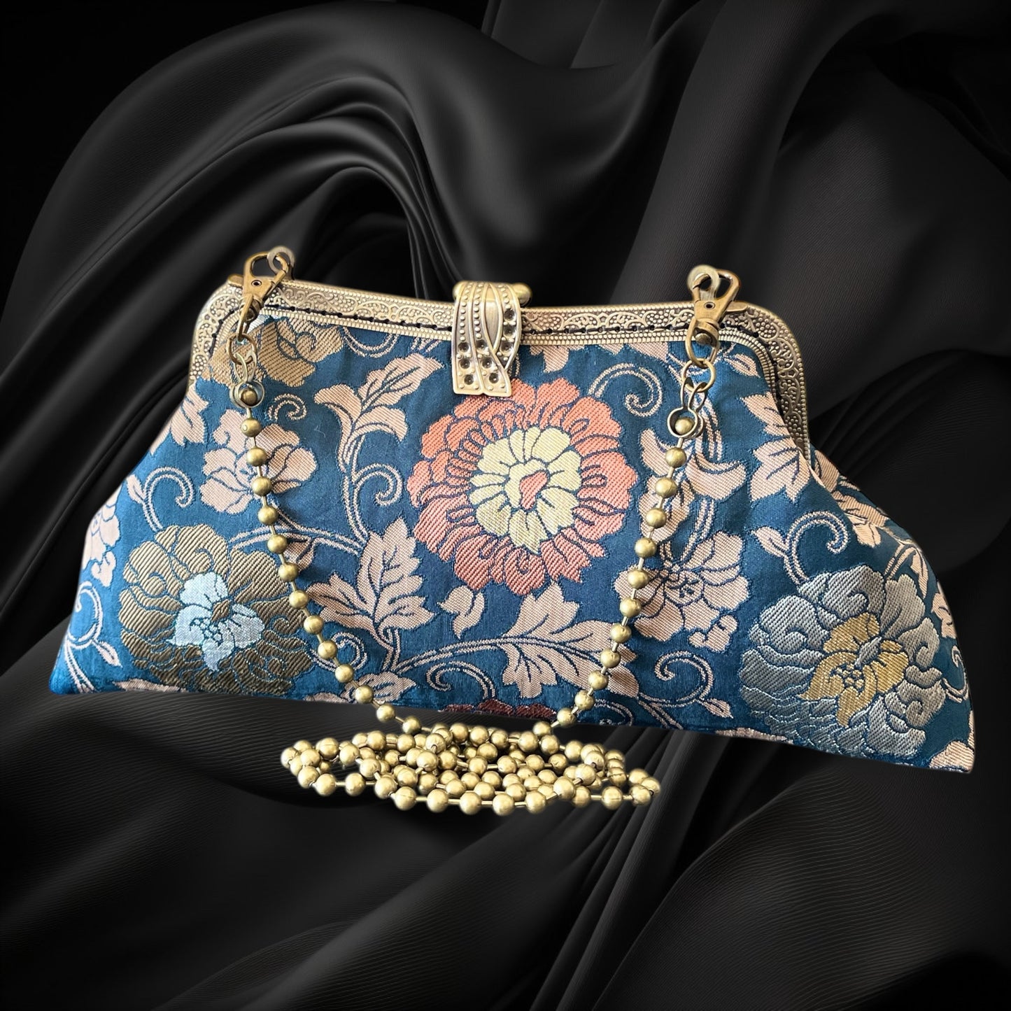 着物クラッチバッグ [No.1644]