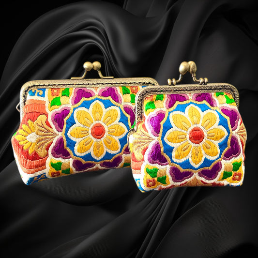 着物リメイクポーチ  [No.505]