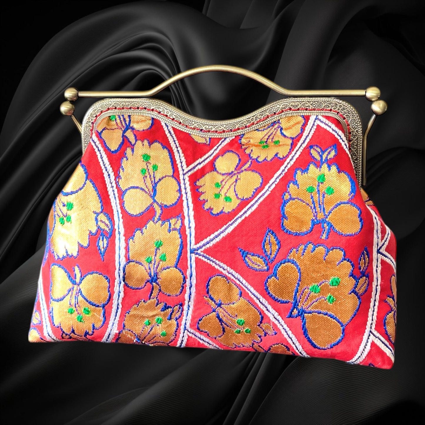 着物リメイクバッグ [No.1673]