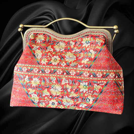 着物リメイクバッグ [No.1672]