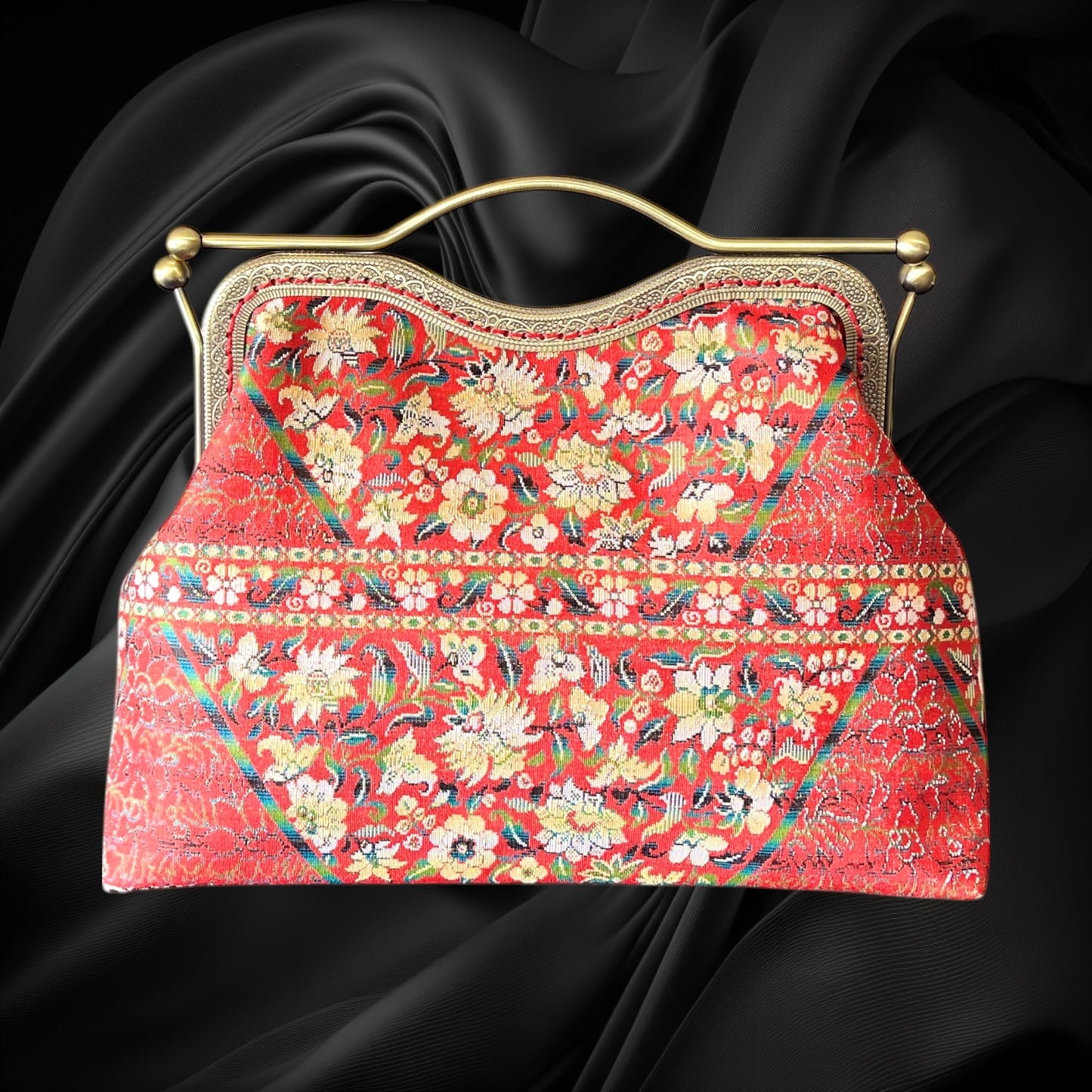 着物リメイクバッグ [No.1672]