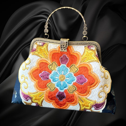 着物リメイクバッグ [No.1675]