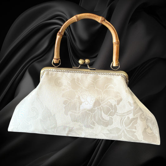 着物リメイクバンブーバッグ [No.1669]