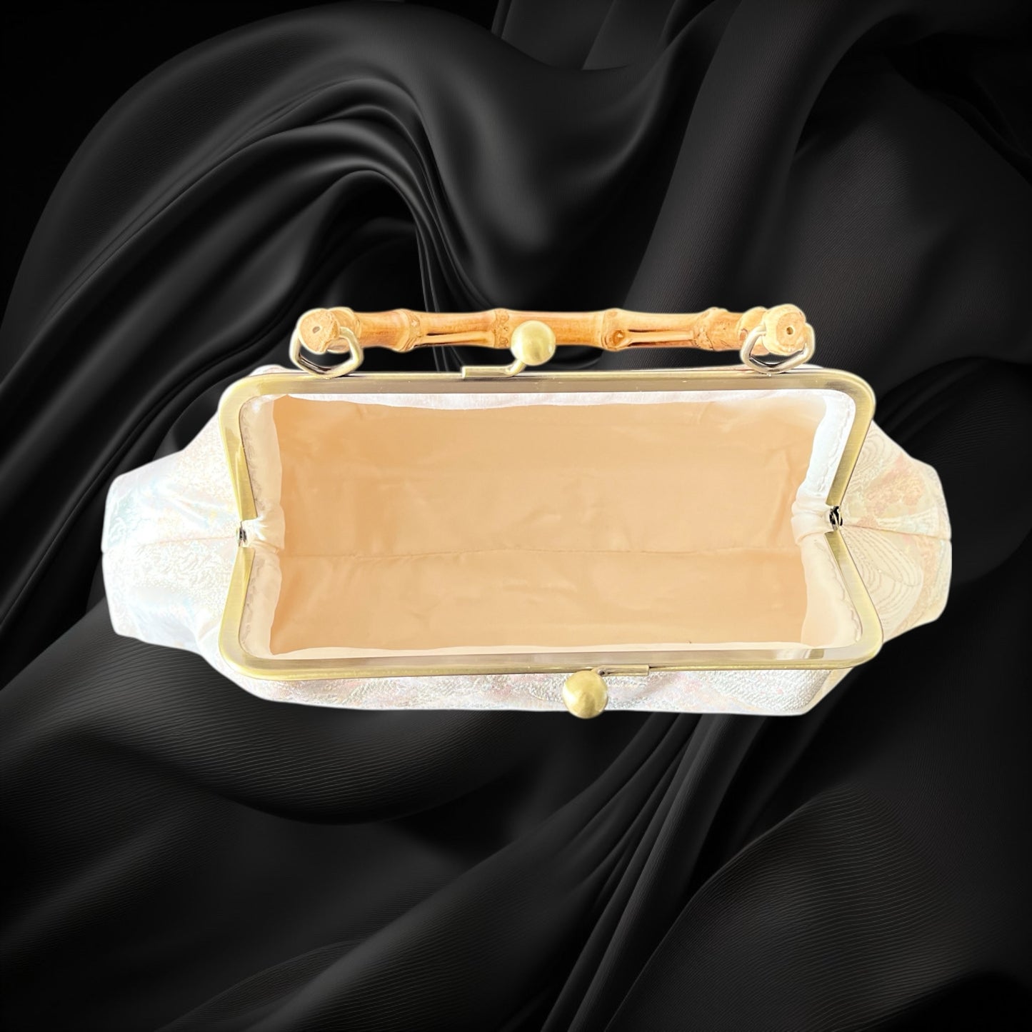 着物リメイクバンブーバッグ [No.1668]