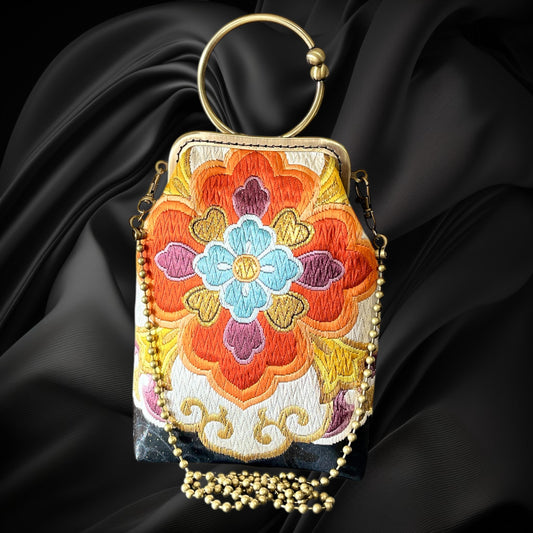 着物サコッシュ  スマホバッグ  [No.1666]