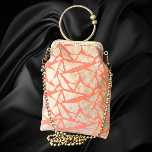 着物サコッシュ  スマホバッグ  [No.1682]