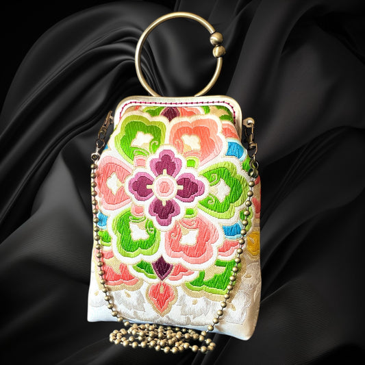 着物サコッシュ  スマホバッグ  [No.1680]