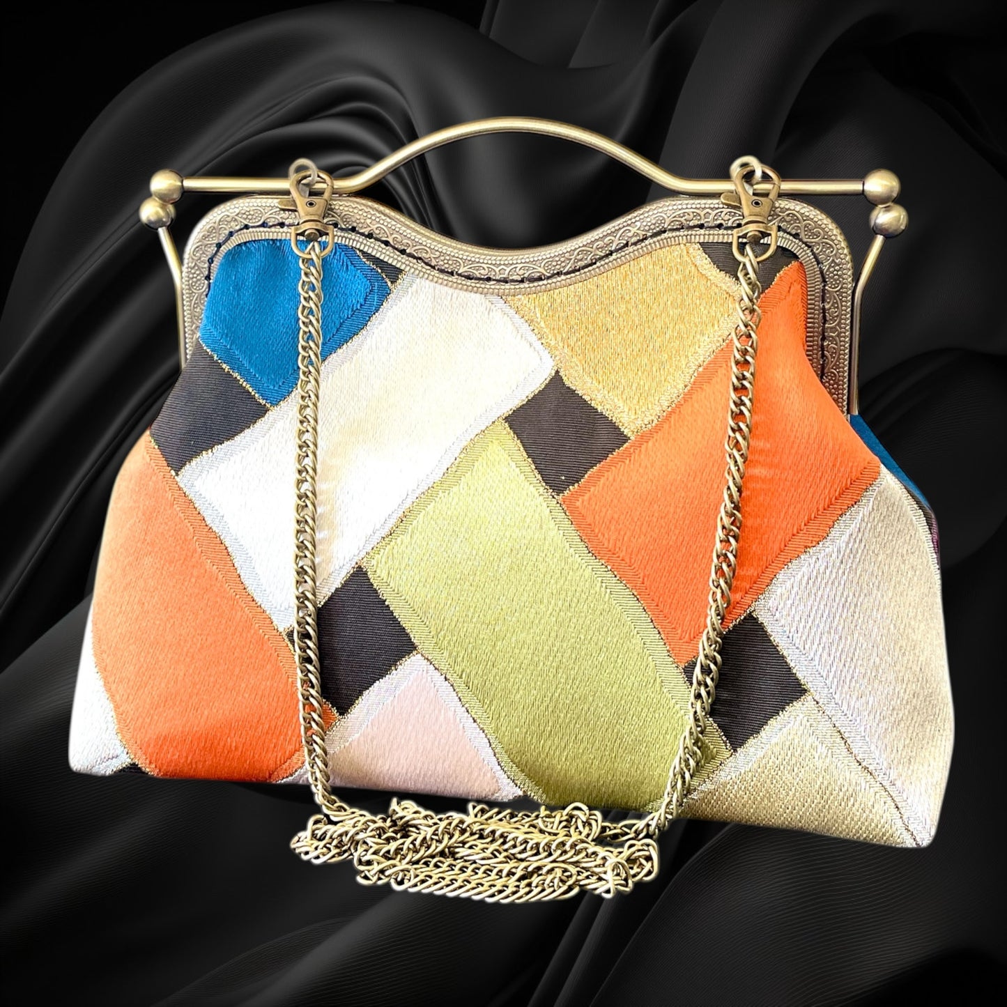 着物リメイクバッグ [No.1722]