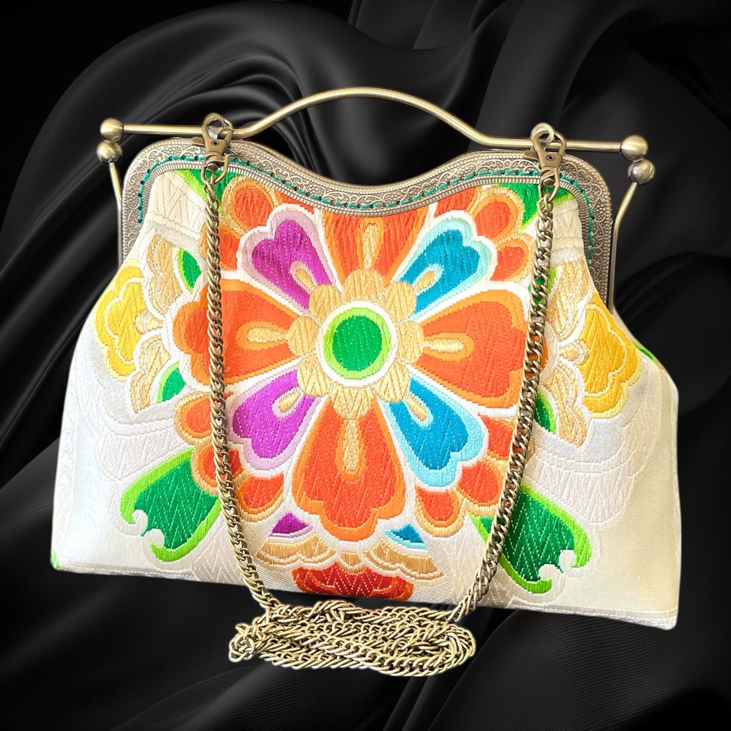 着物リメイクバッグ [No.1721]