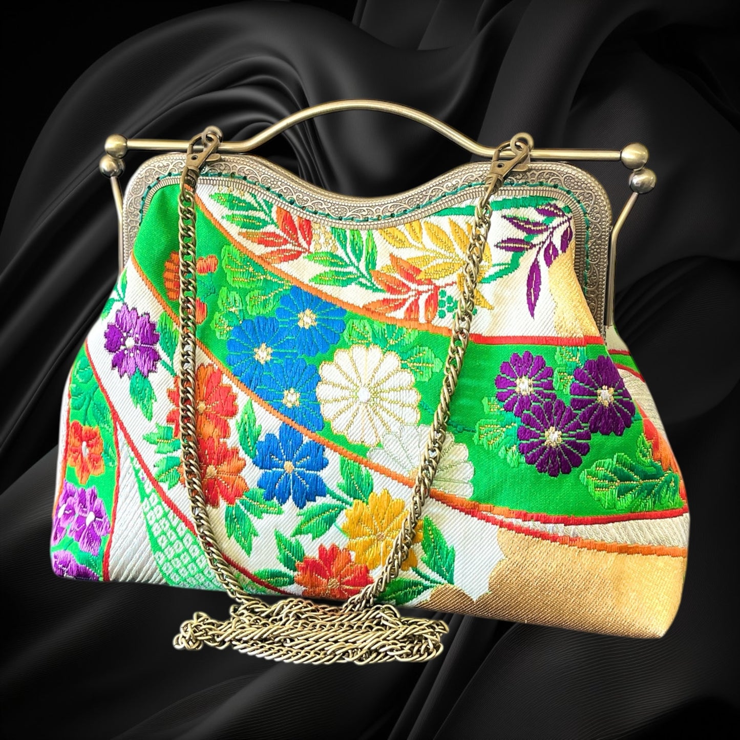 着物リメイクバッグ [No.1720]