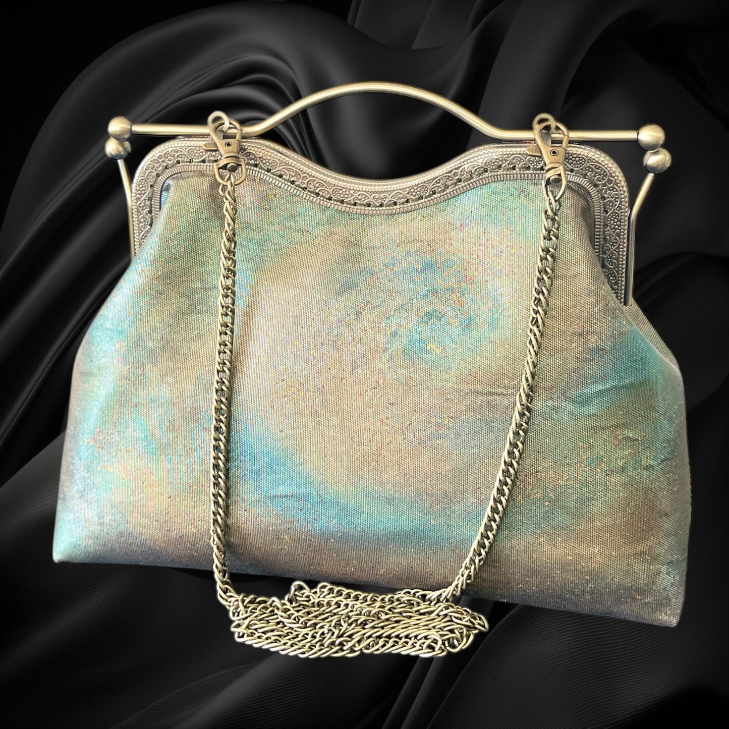 着物リメイクバッグ [No.1719]