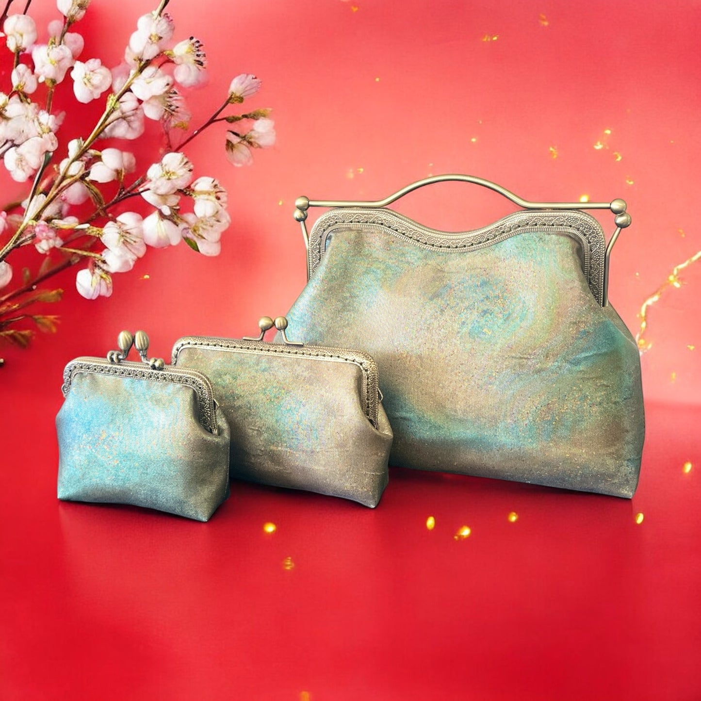 着物リメイクバッグ [No.1719]