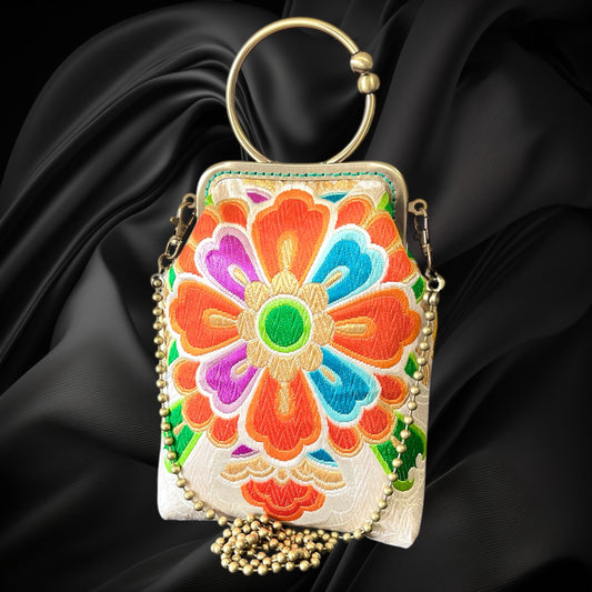 着物サコッシュ  スマホバッグ  [No.1703]