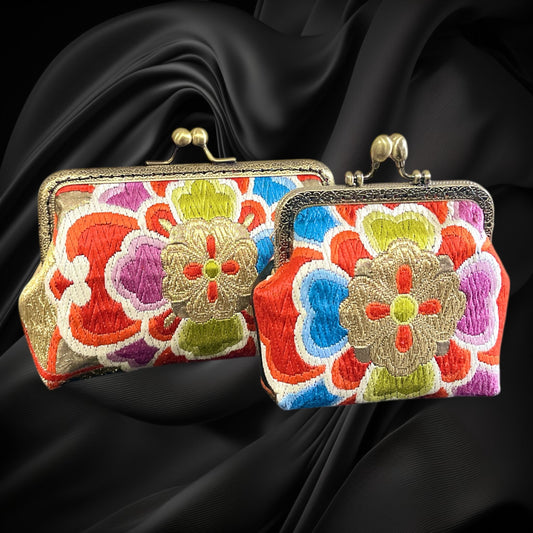 着物リメイクポーチ  [No.523]