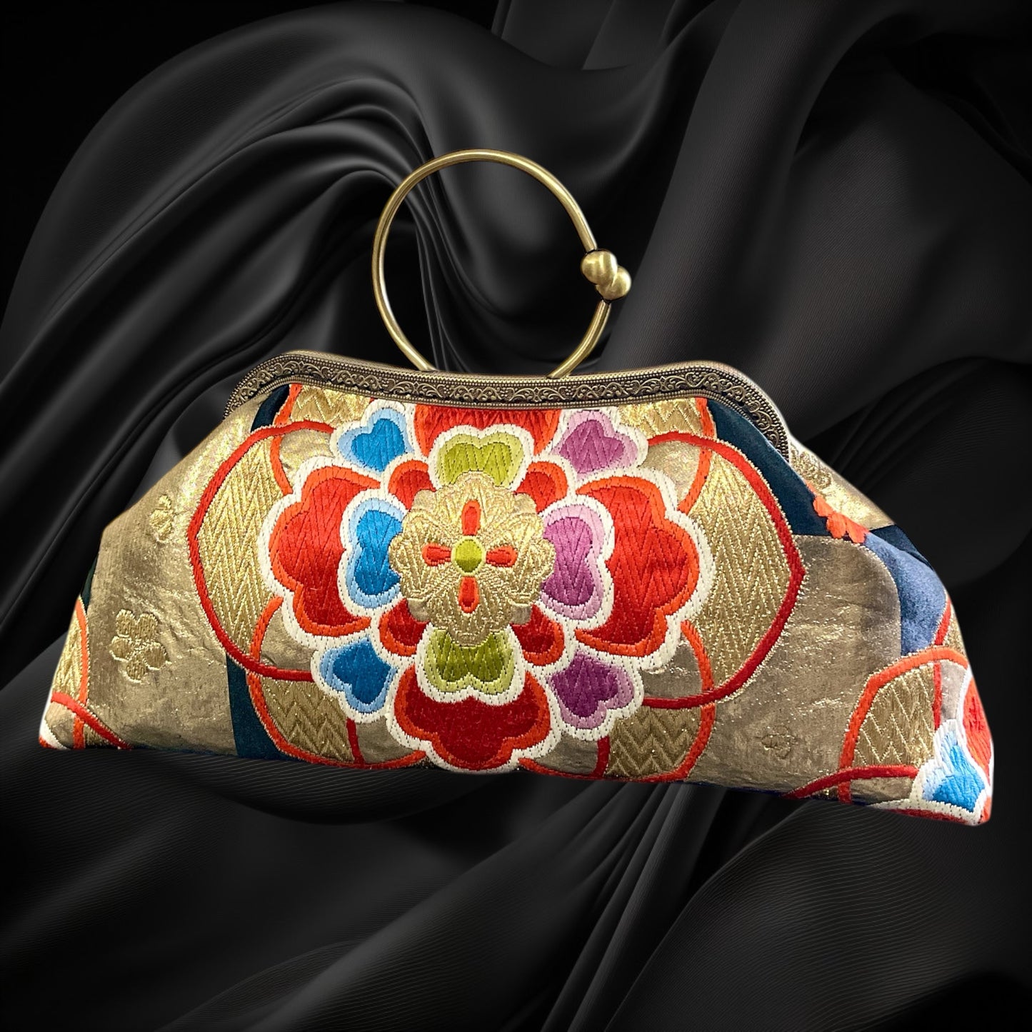 着物リメイクバッグ [No.1743]