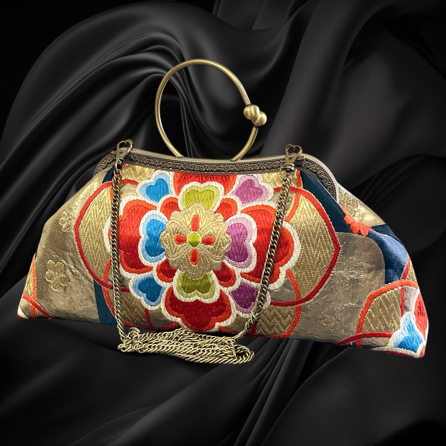 着物リメイクバッグ [No.1743]