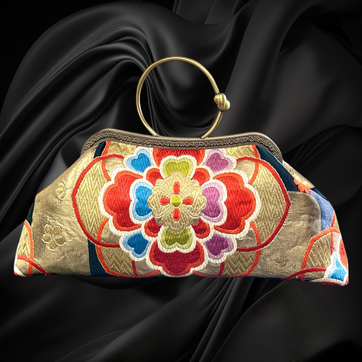 着物リメイクバッグ [No.1743]