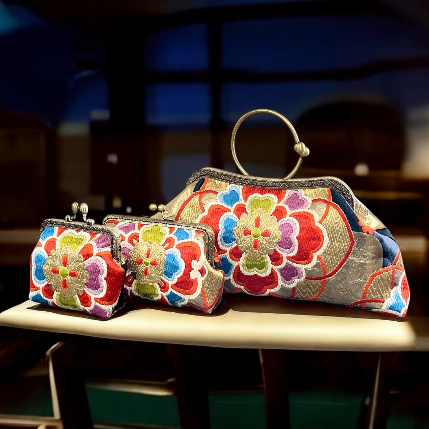 着物リメイクバッグ [No.1743]